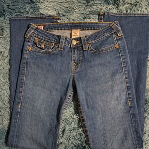 True Religion Blue Flare Jeans
